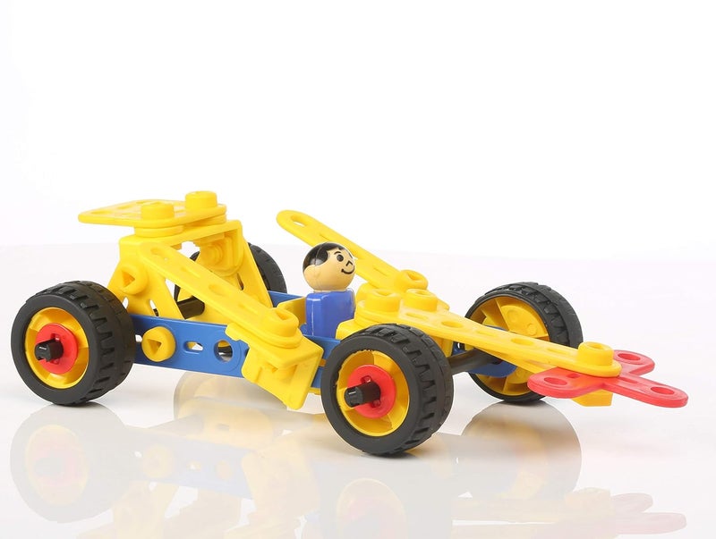 ZEPHYR Mechanix Plastic Cars-2 STEM Educational Toy Building and Construction Set for Kids - Image 3